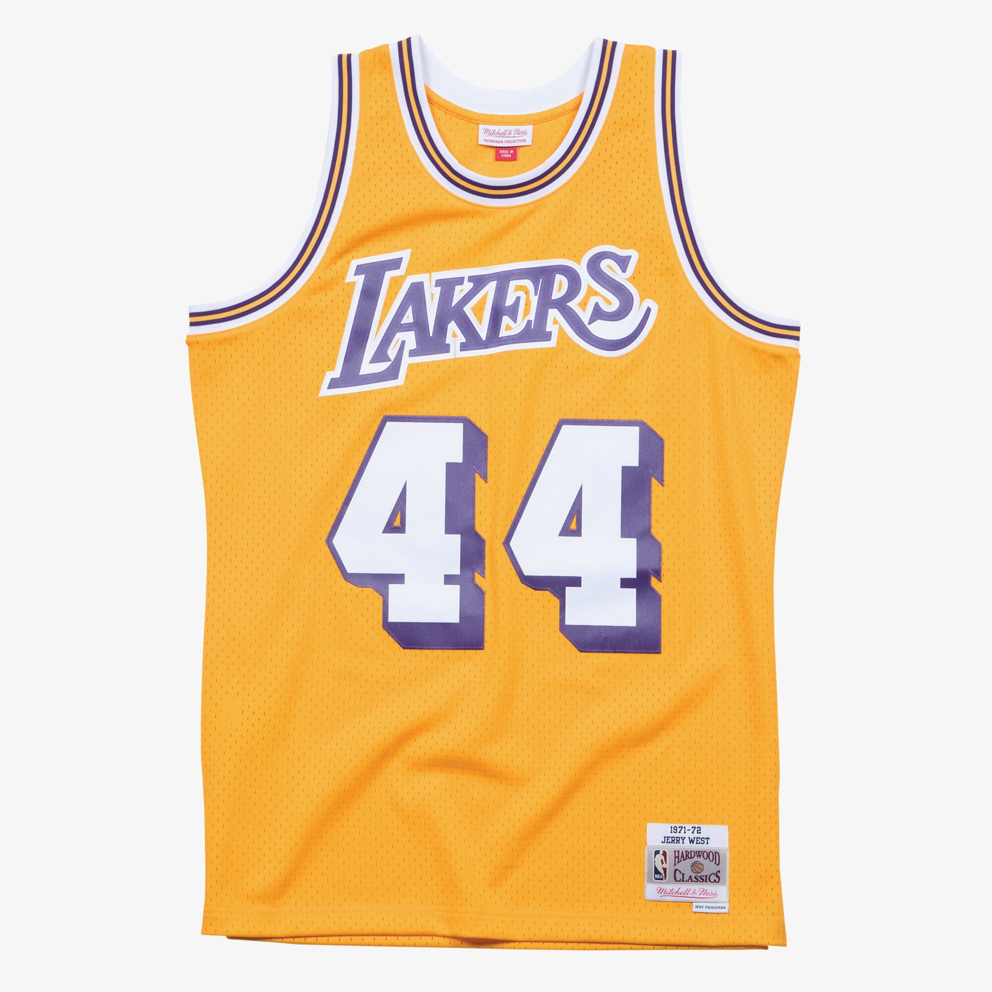 Los Angeles Lakers Mitchell & Ness Swingman-Trikot Jerry West 1971-72