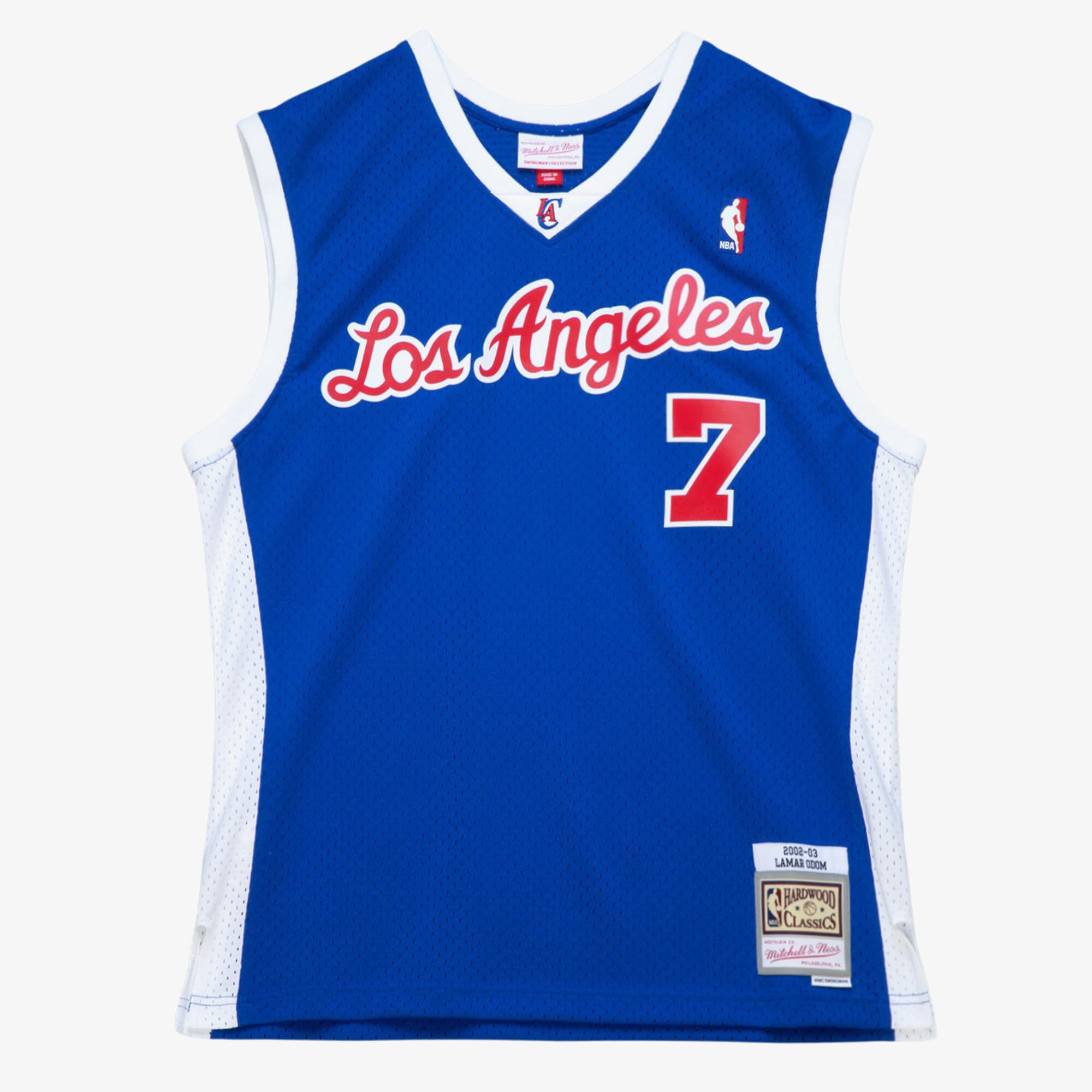 Lamar Odom Los Angeles Clippers 2002-03 Mitchell & Ness Swingman Trikot – Blau