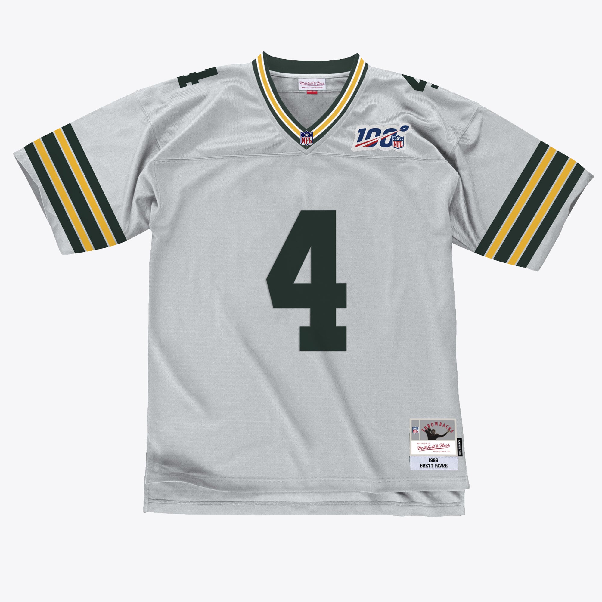 Maglia Legacy Mitchell & Ness dei Green Bay Packers Brett Favre 1996