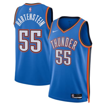 Unisex Nike Isaiah Hartenstein Blue Oklahoma City Thunder Swingman Jersey - Icon Edition