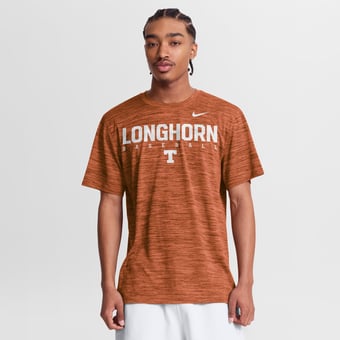 Men's Nike Texas Orange Texas Longhorns Dugout Velocity Dri-FIT T-Shirt