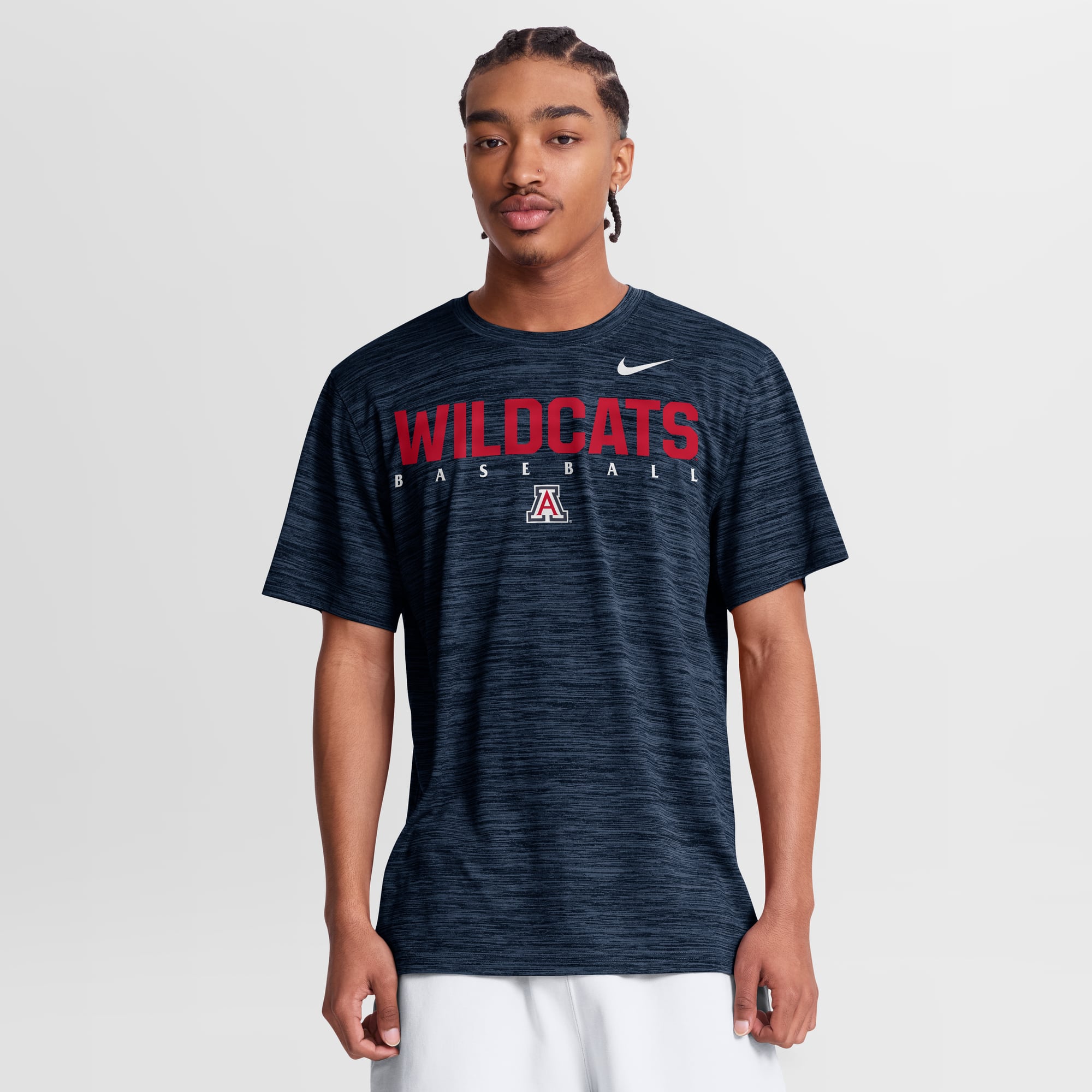 Men's Nike Navy Arizona Wildcats Dugout Velocity Dri-FIT T-Shirt