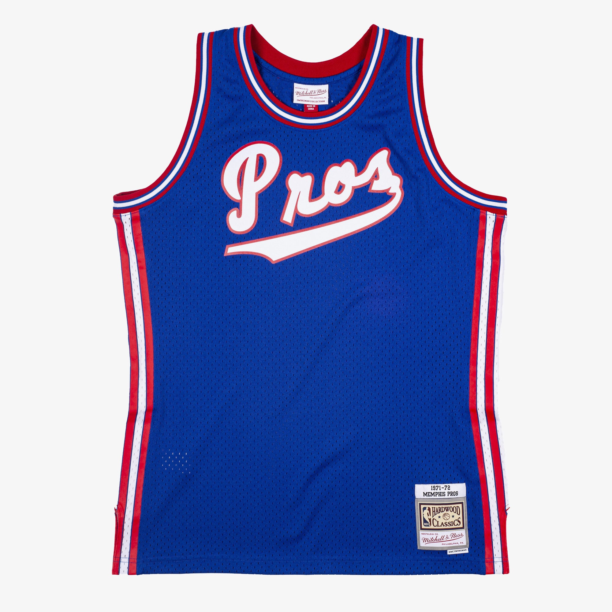 Memphis Grizzlies 1971-72 Mitchell & Ness Pro Swingman Trikot – Blau