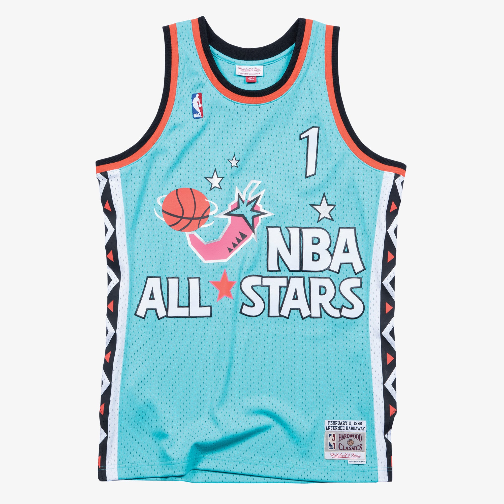 Penny Hardaway NBA All-Star East 1996-97 Mitchell & Ness Blue Swingman Jersey