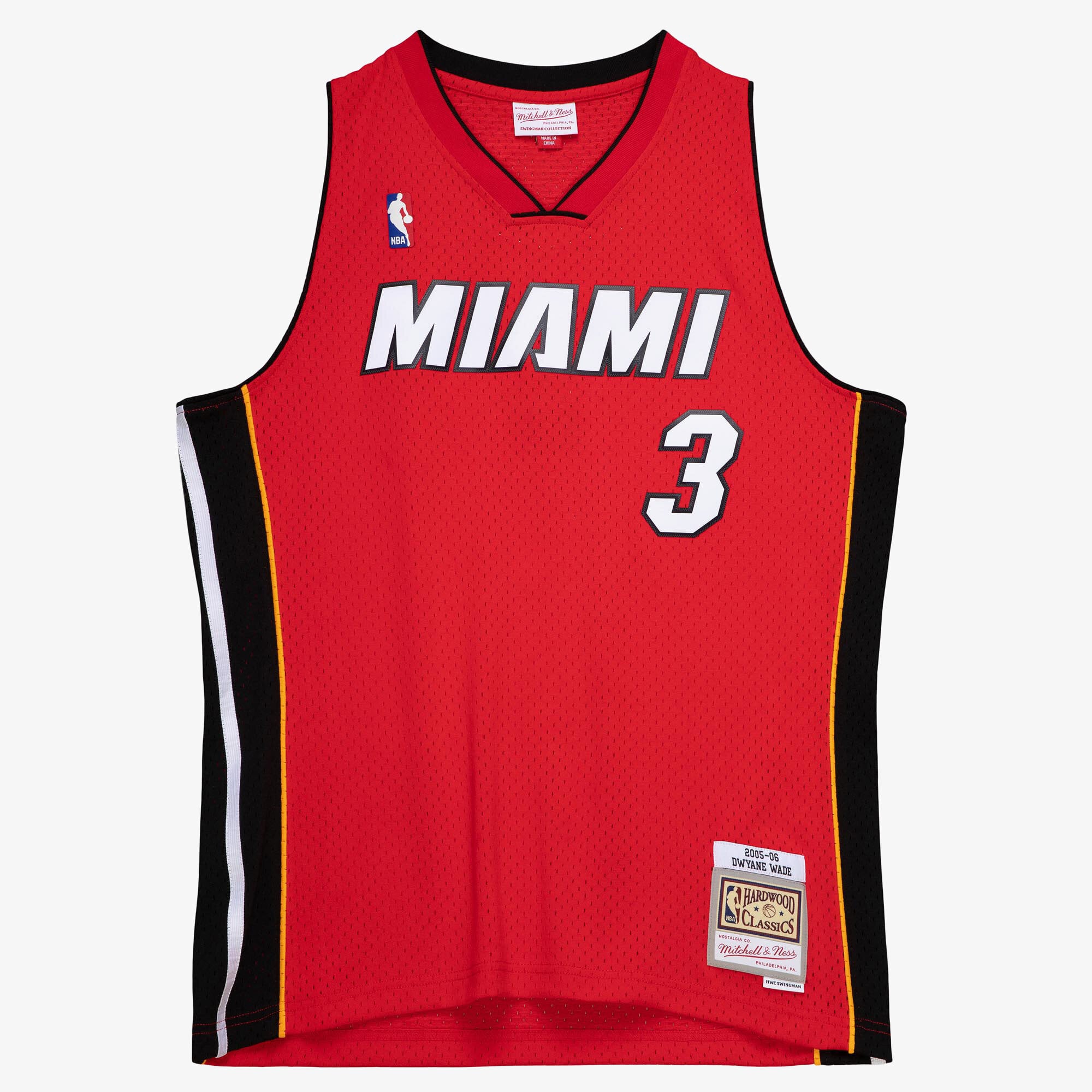 Dwayne Wade Miami Heat 2005-06 Mitchell & Ness Red Swingman Jersey Alternate