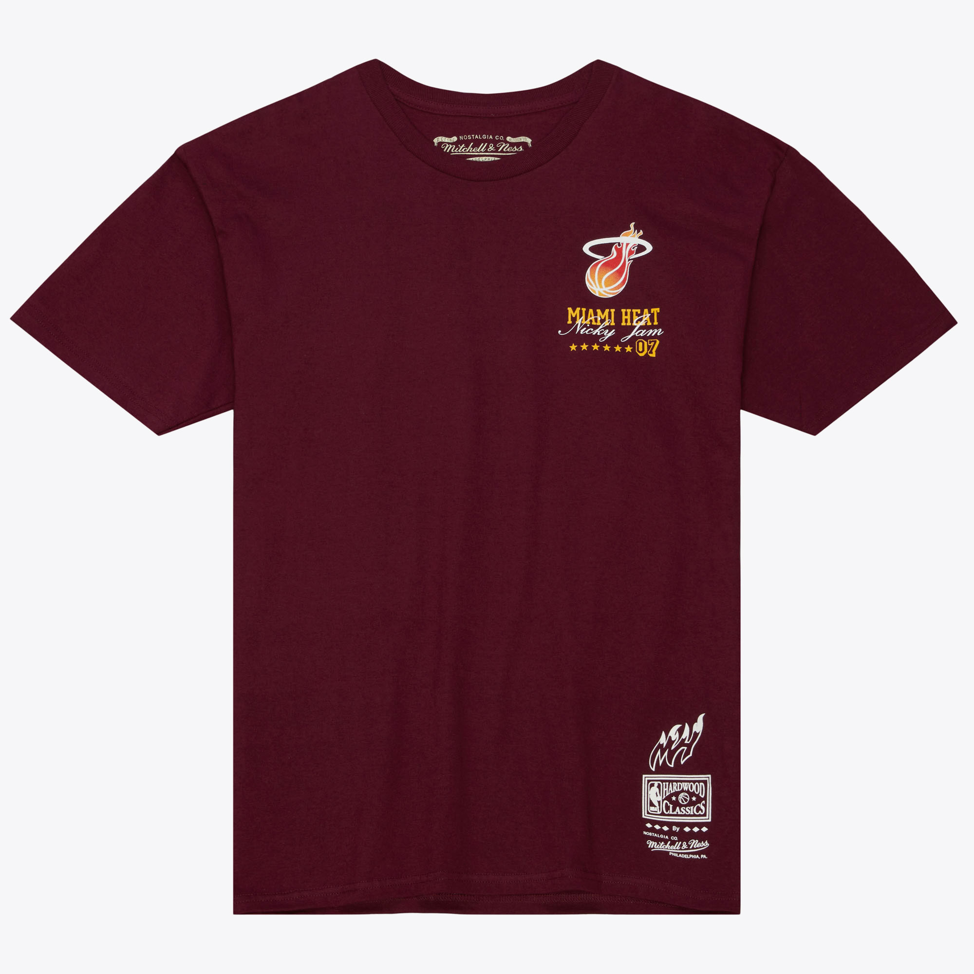 Miami Heat Mitchell & Nessx Nicky Jam T-Shirt
