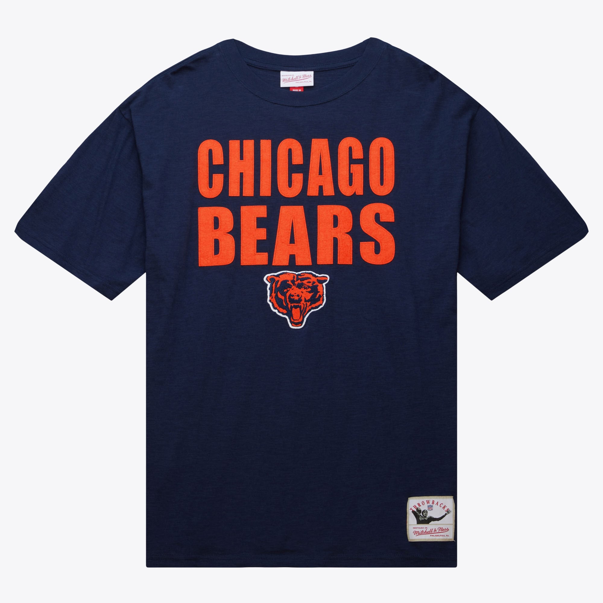 T-shirt flammé légendaire Mitchell & Ness des Bears de Chicago