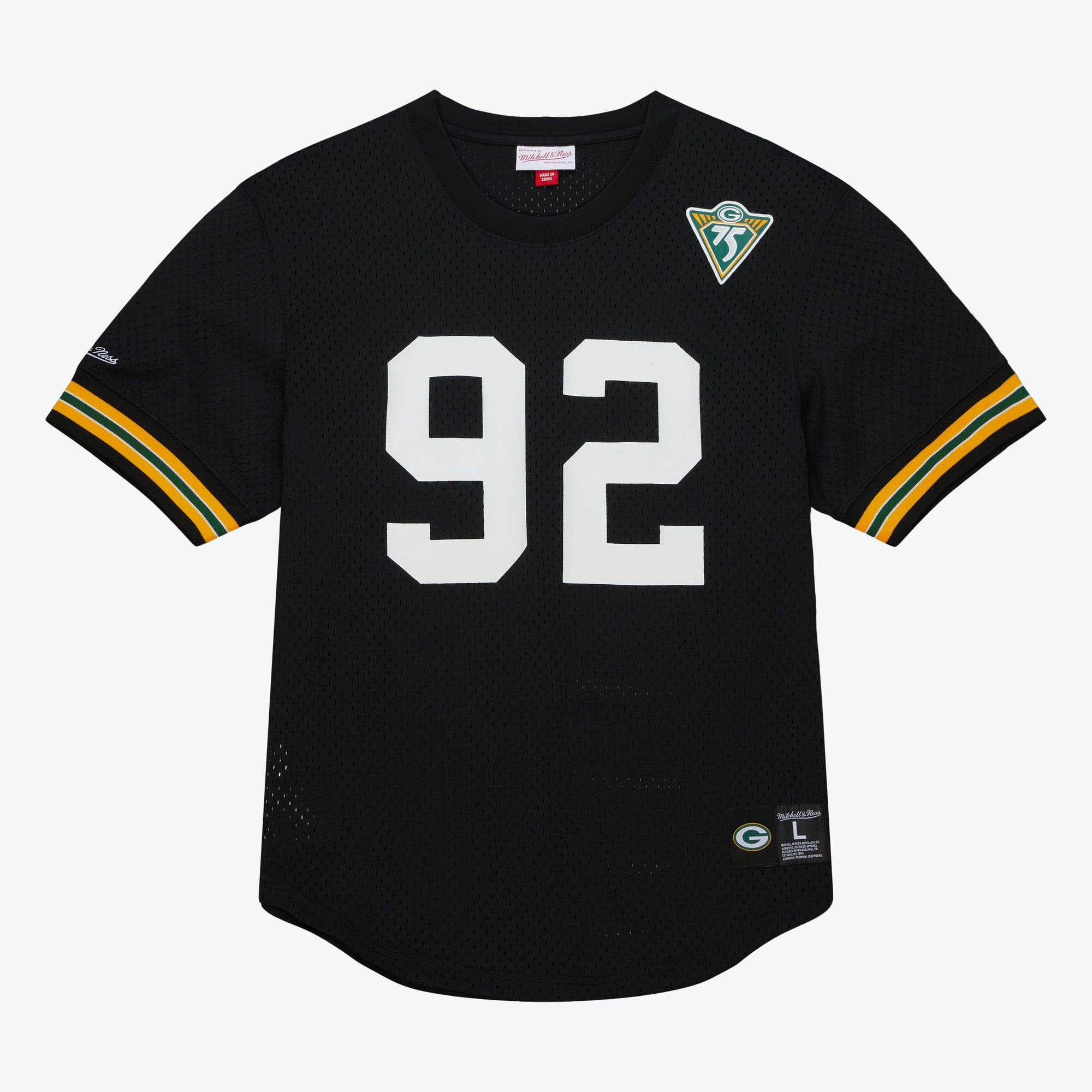 T-shirt ras du cou en maille Mitchell & Ness, nom et numéro, des Packers de Green Bay, Reggie White, 1994