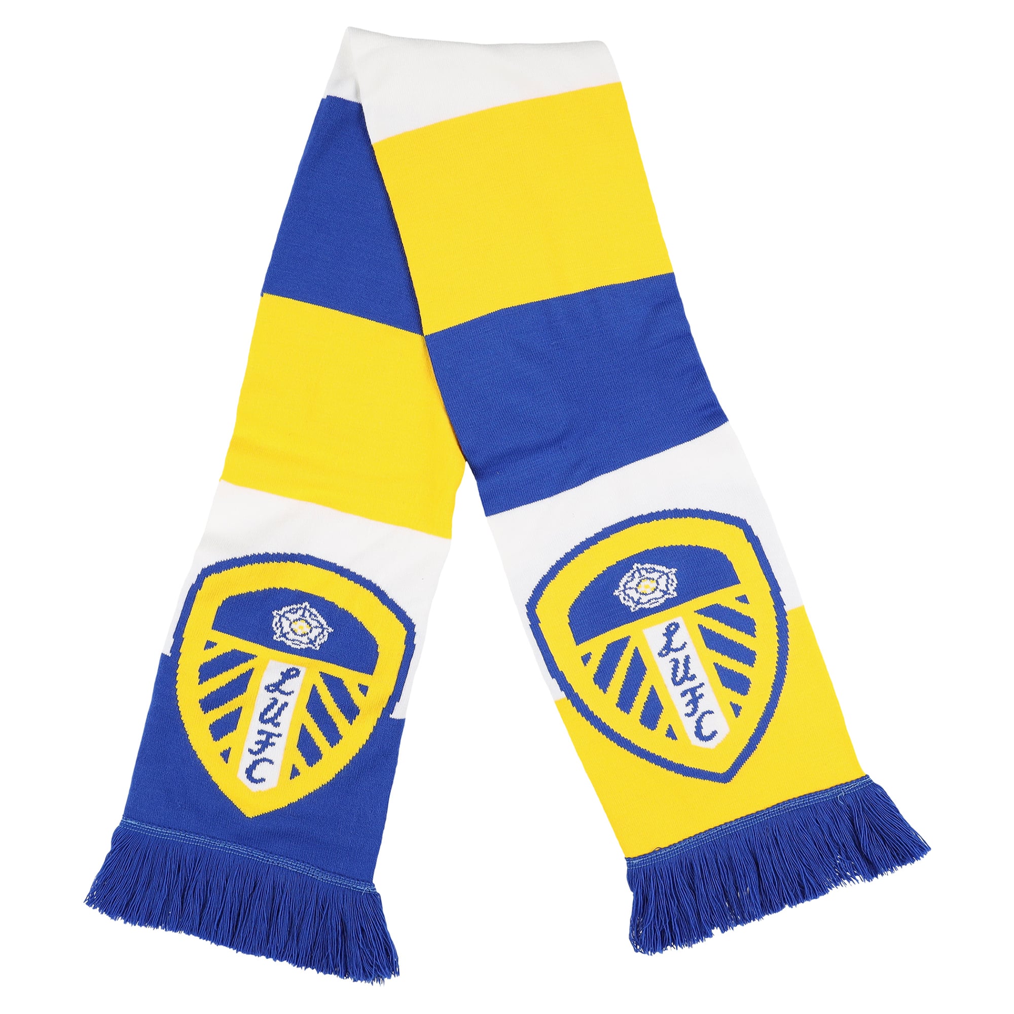 Leeds United Striped Scarf - Multi - Unisex