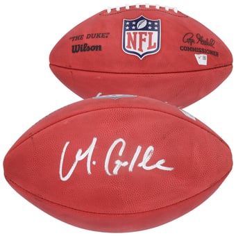 Matthew Golden Green Bay Packers Autographed Duke Full Color Football