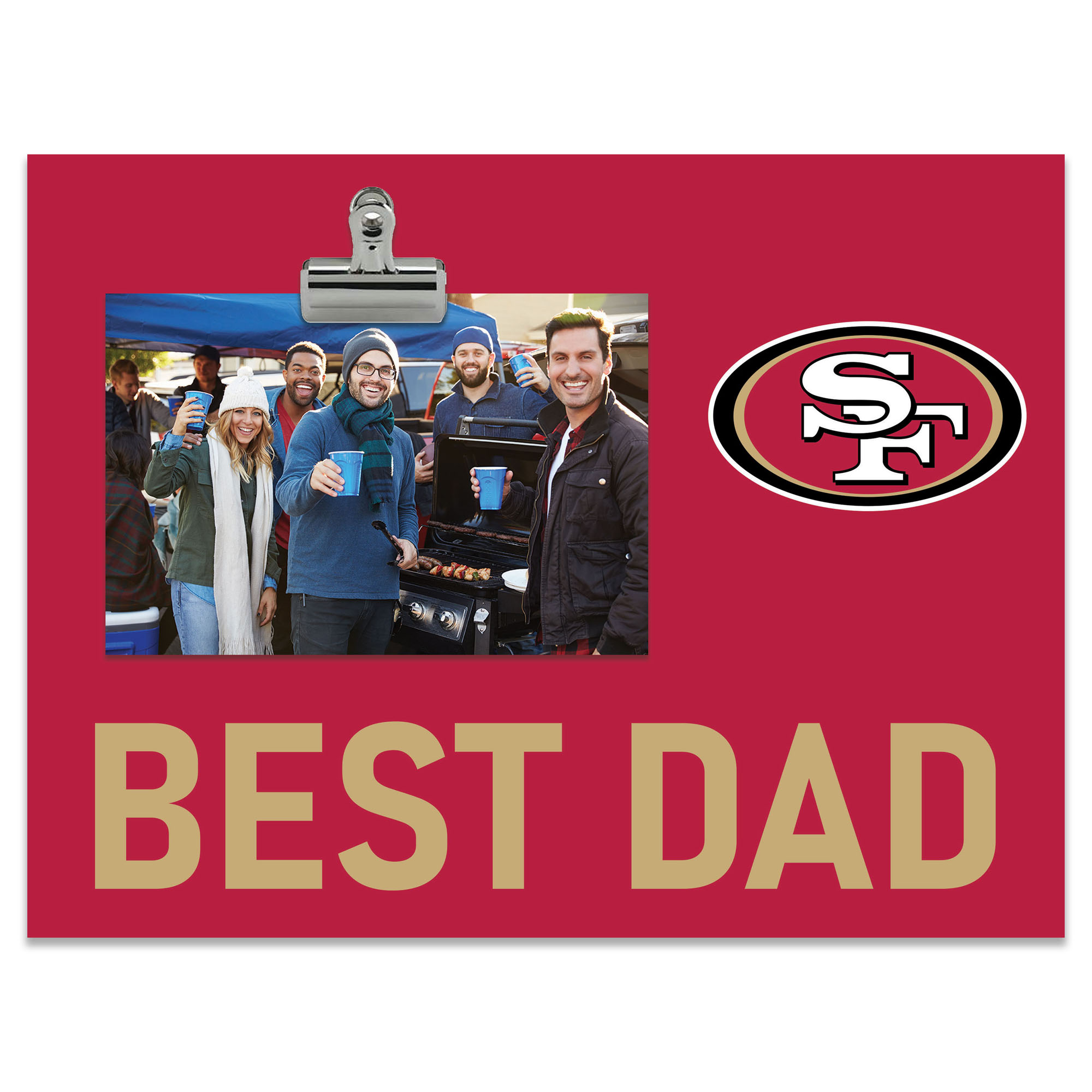 San Francisco 49ers 8" x 10.5" Briteline Best Dad Clip Frame