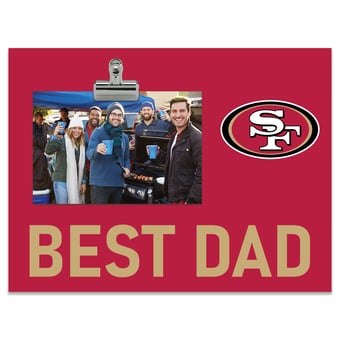 San Francisco 49ers 8" x 10.5" Briteline Best Dad Clip Frame