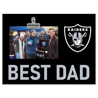 Las Vegas Raiders 8" x 10.5" Briteline Best Dad Clip Frame