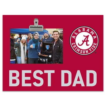 Alabama Crimson Tide 8" x 10.5" Briteline Best Dad Clip Frame