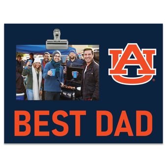 Auburn Tigers 8" x 10.5" Briteline Best Dad Clip Frame