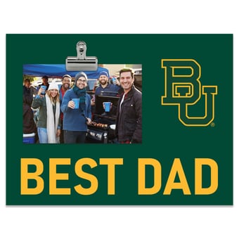 Baylor Bears 8" x 10.5" Briteline Best Dad Clip Frame
