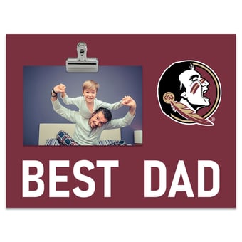 Florida State Seminoles 8" x 10.5" Briteline Best Dad Clip Frame