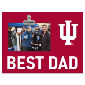 Indiana Hoosiers 8" x 10.5" Briteline Best Dad Clip Frame