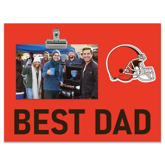 Cleveland Browns 8" x 10.5" Briteline Best Dad Clip Frame
