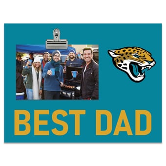 Jacksonville Jaguars 8" x 10.5" Briteline Best Dad Clip Frame
