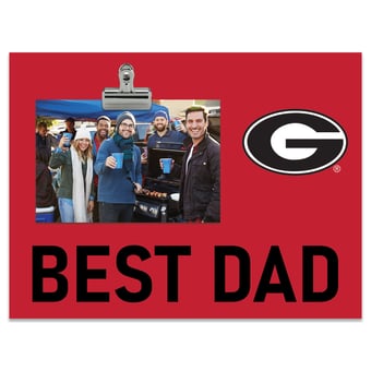 Georgia Bulldogs 8" x 10.5" Briteline Best Dad Clip Frame