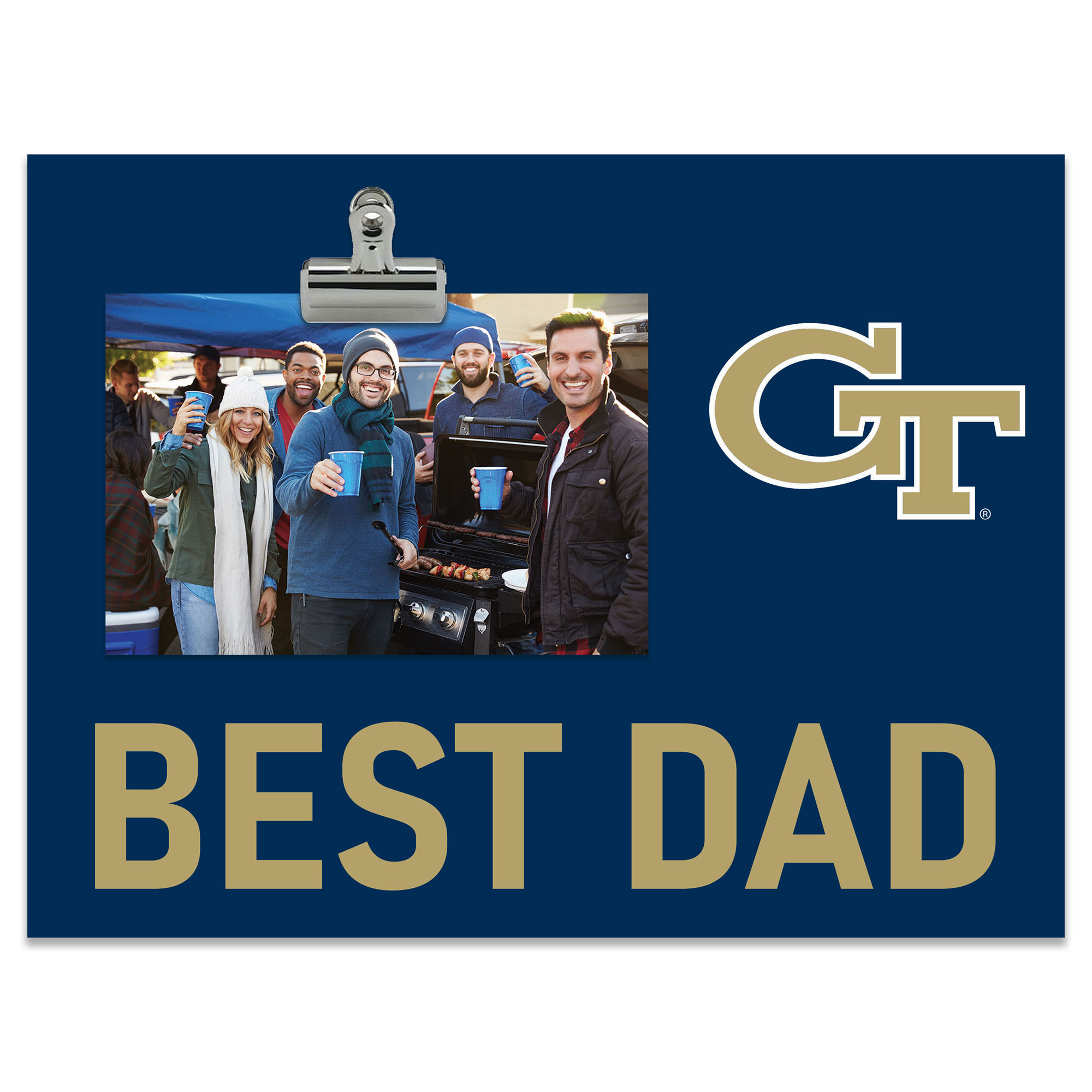 Georgia Tech Yellow Jackets 8" x 10.5" Briteline Best Dad Clip Frame