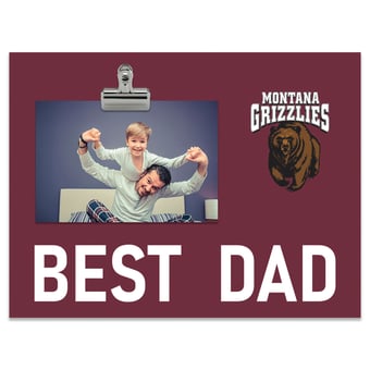 Montana Grizzlies 8" x 10.5" Briteline Best Dad Clip Frame