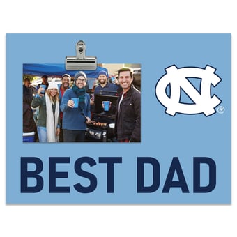 North Carolina Tar Heels 8" x 10.5" Briteline Best Dad Clip Frame