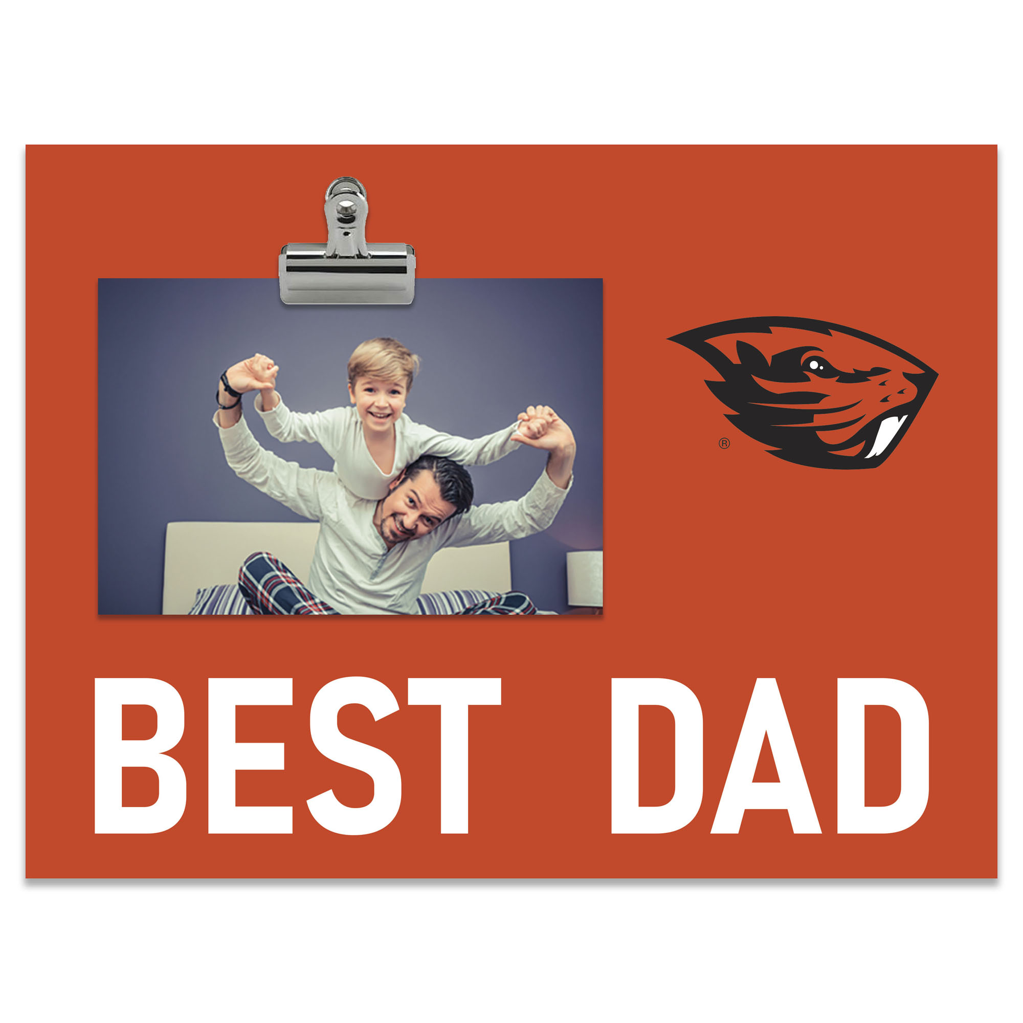 Oregon State Beavers 8" x 10.5" Briteline Best Dad Clip Frame