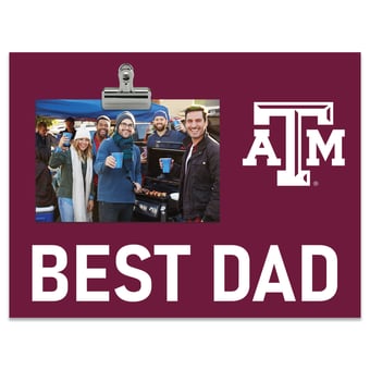 Texas A&M Aggies 8" x 10.5" Briteline Best Dad Clip Frame