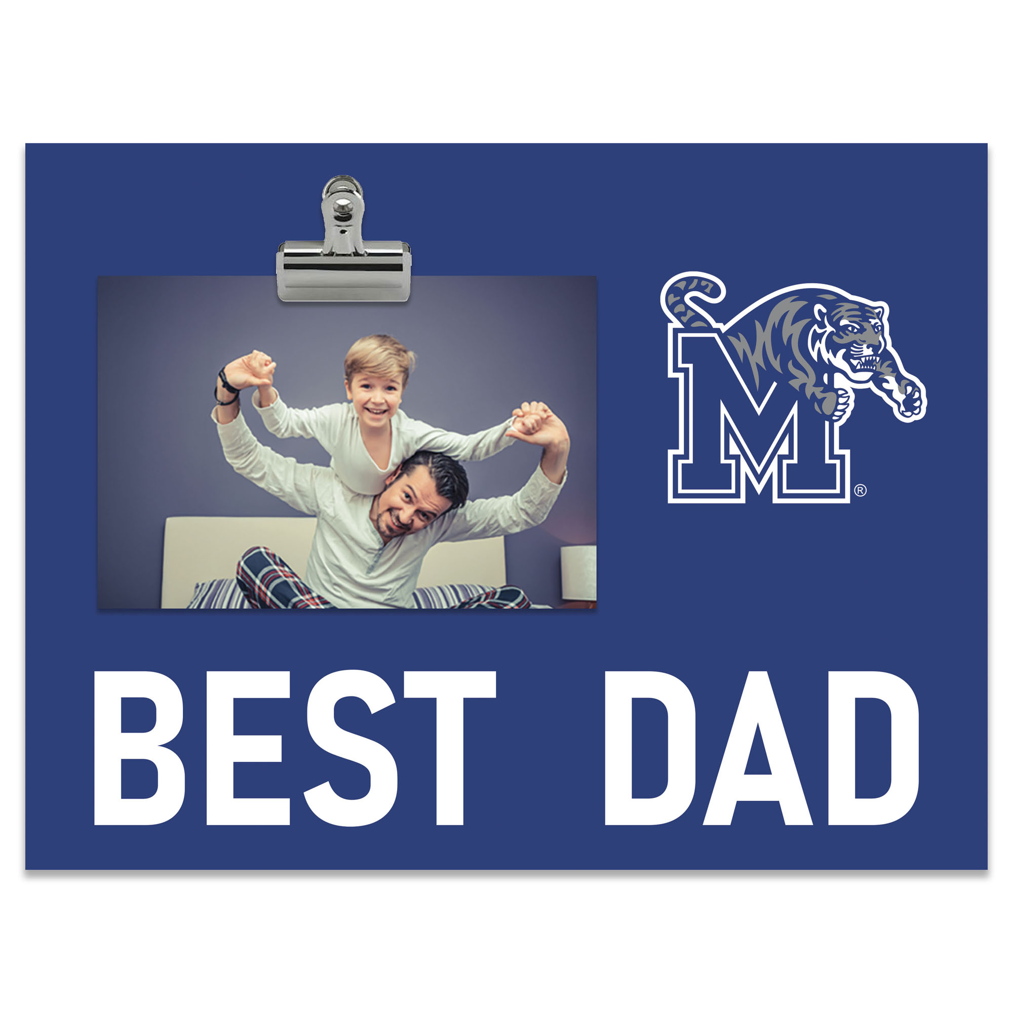 Memphis Tigers 8" x 10.5" Briteline Best Dad Clip Frame