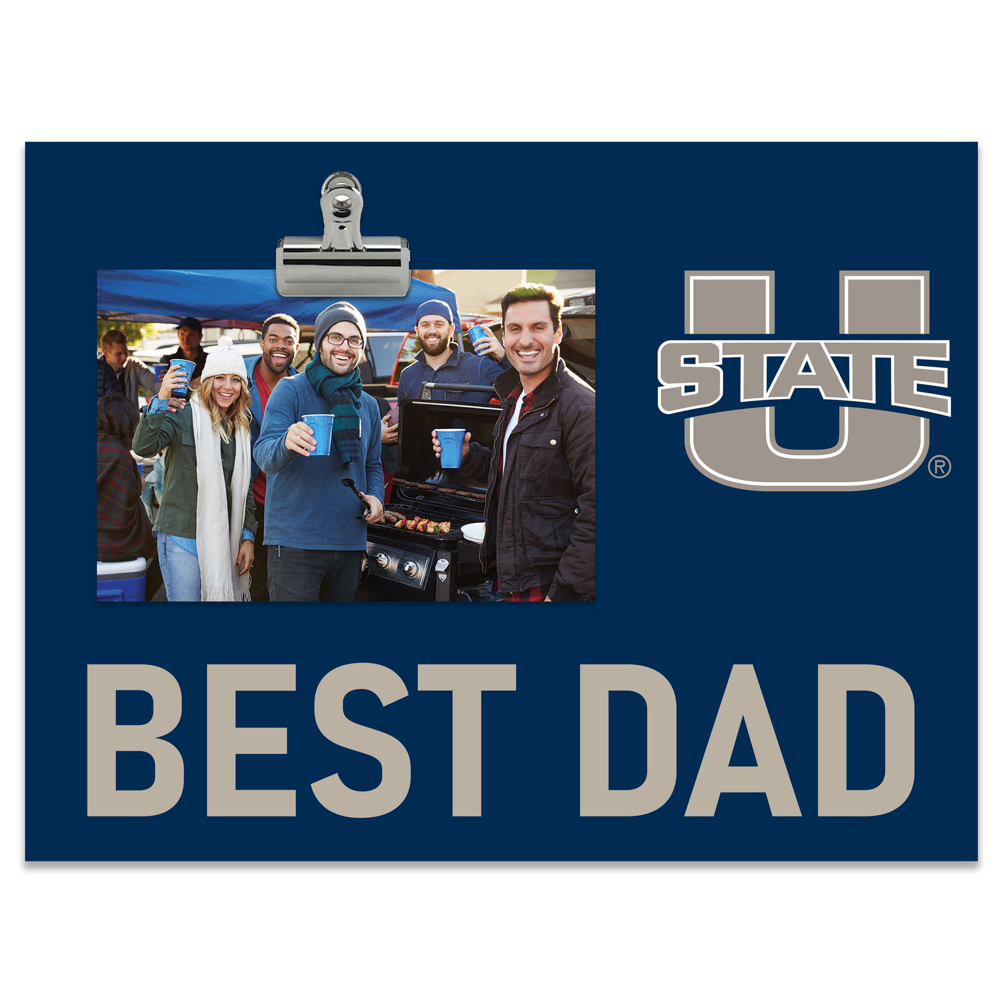 Utah State Aggies 8" x 10.5" Briteline Best Dad Clip Frame