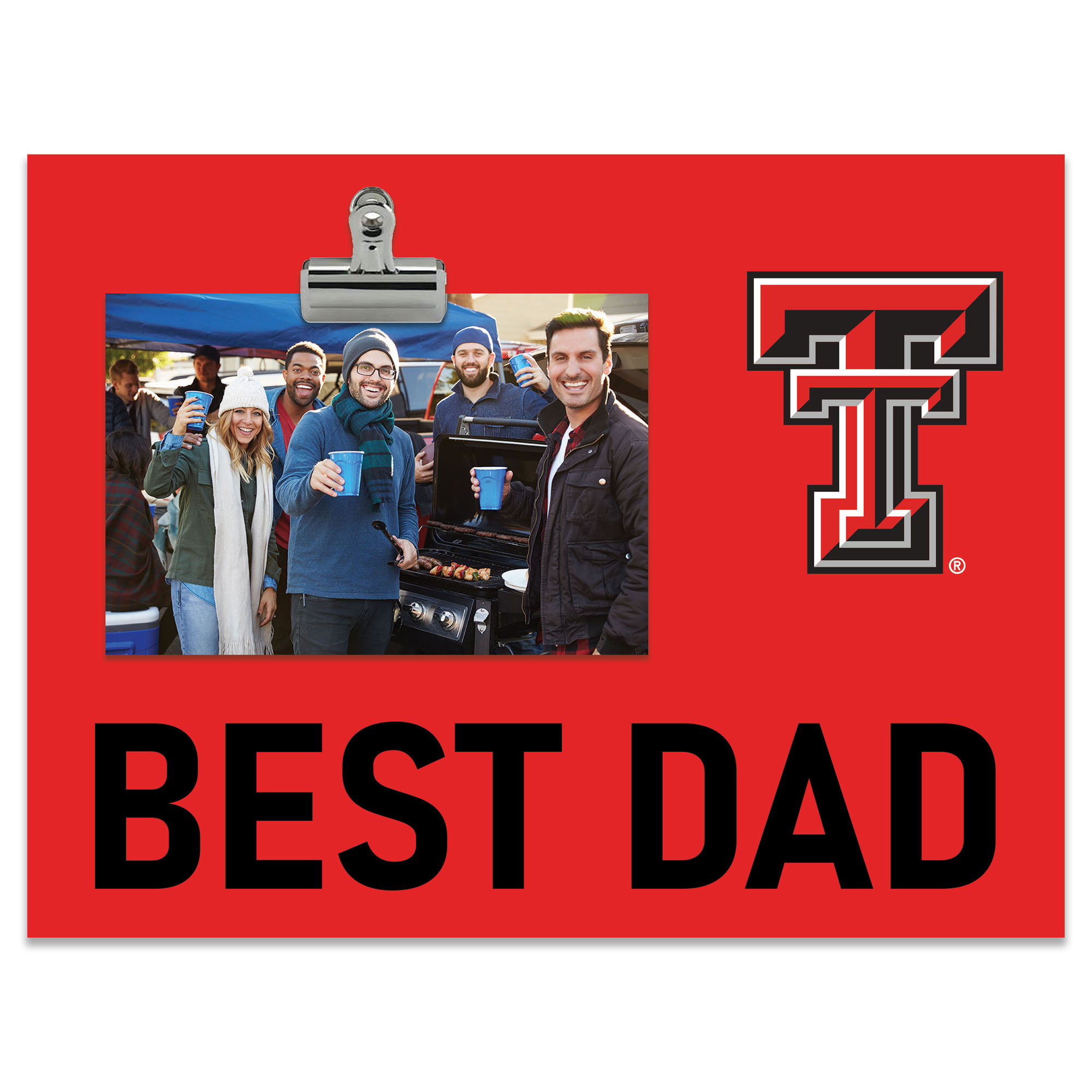 Texas Tech Red Raiders 8" x 10.5" Briteline Best Dad Clip Frame