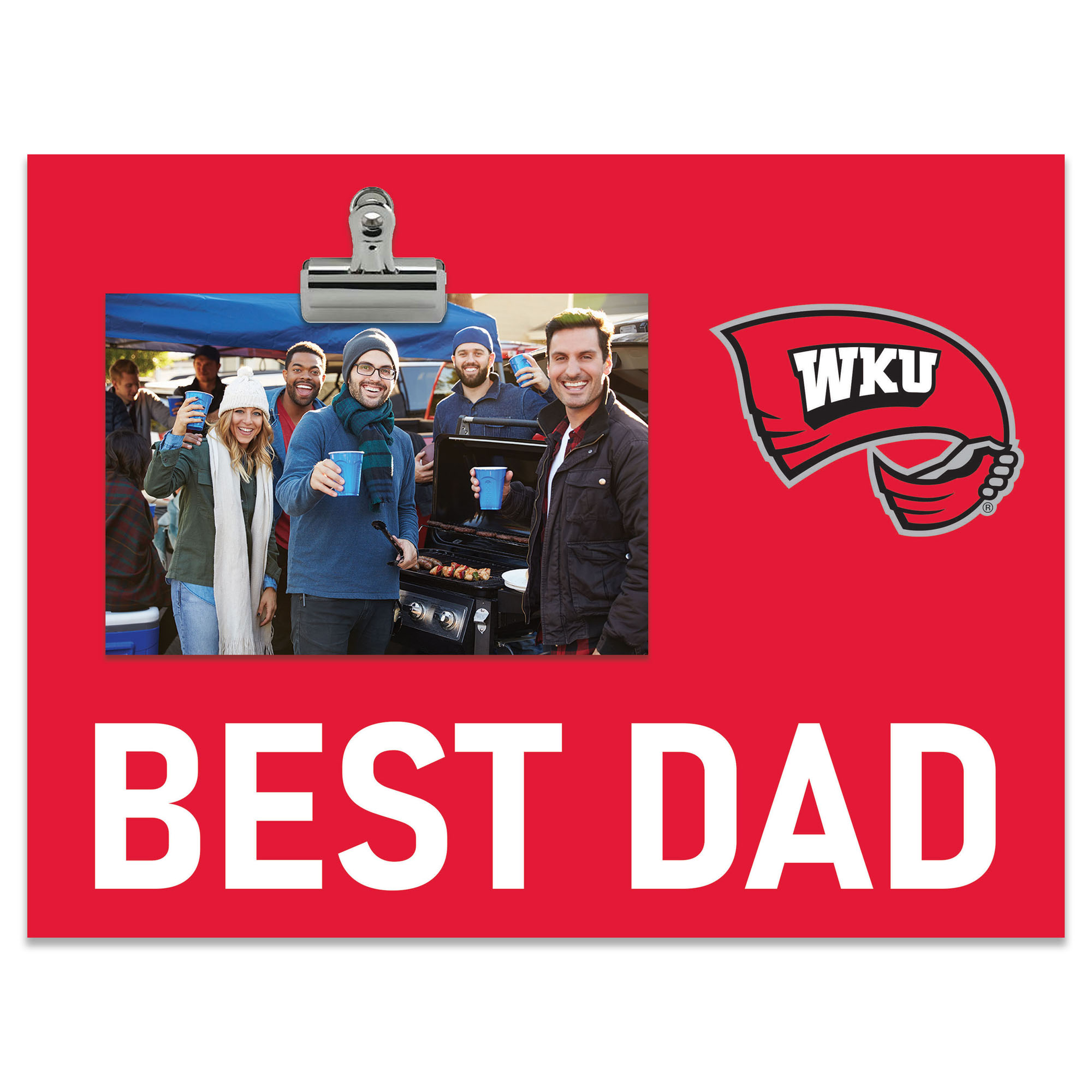 Western Kentucky Hilltoppers 8″ x 10.5″ Briteline Best Dad Clip Frame