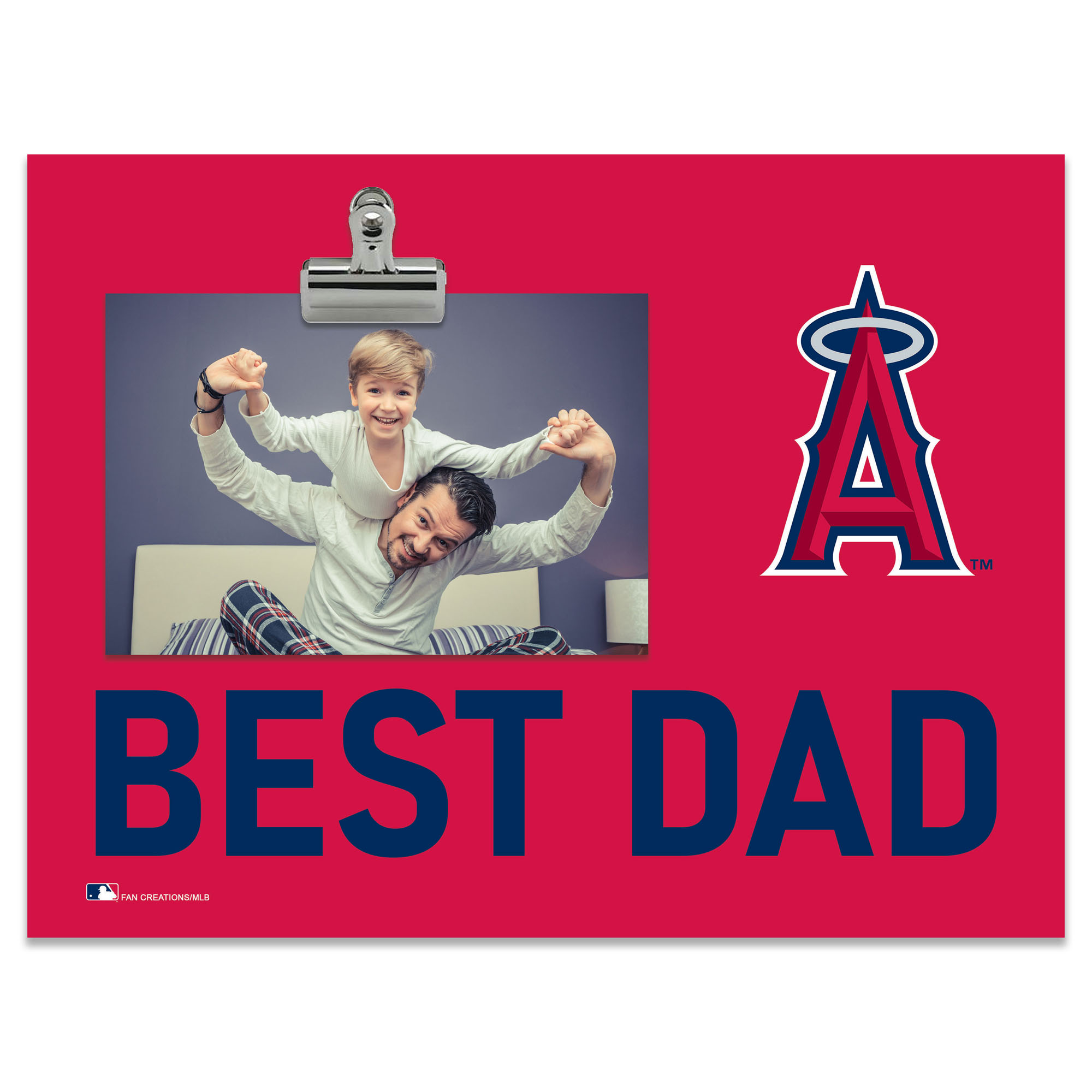 Los Angeles Angels 8" x 10.5" Briteline Best Dad Clip Frame