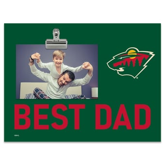 Minnesota Wild 8" x 10.5" Briteline Best Dad Clip Frame