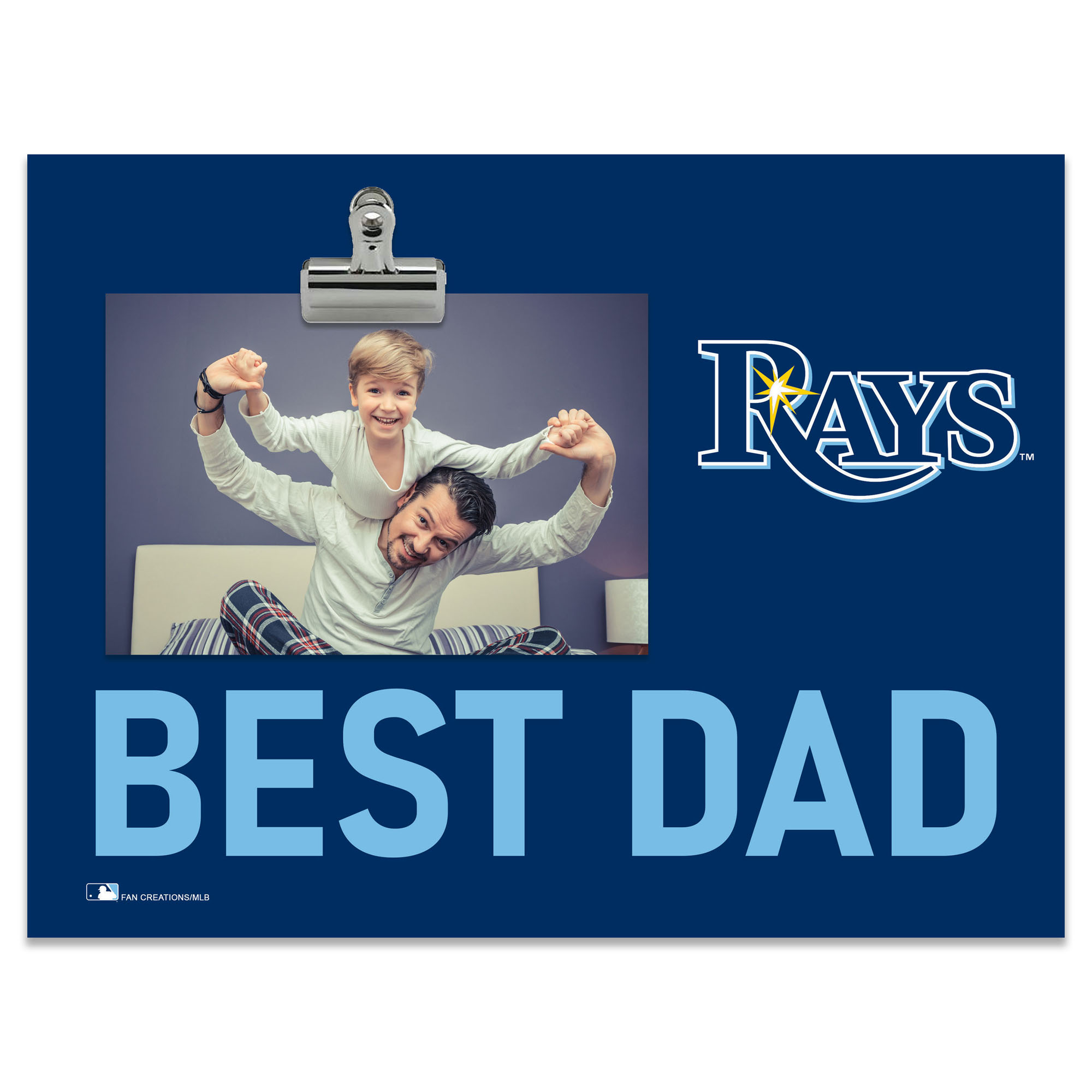 Tampa Bay Rays 8" x 10.5" Briteline Best Dad Clip Frame