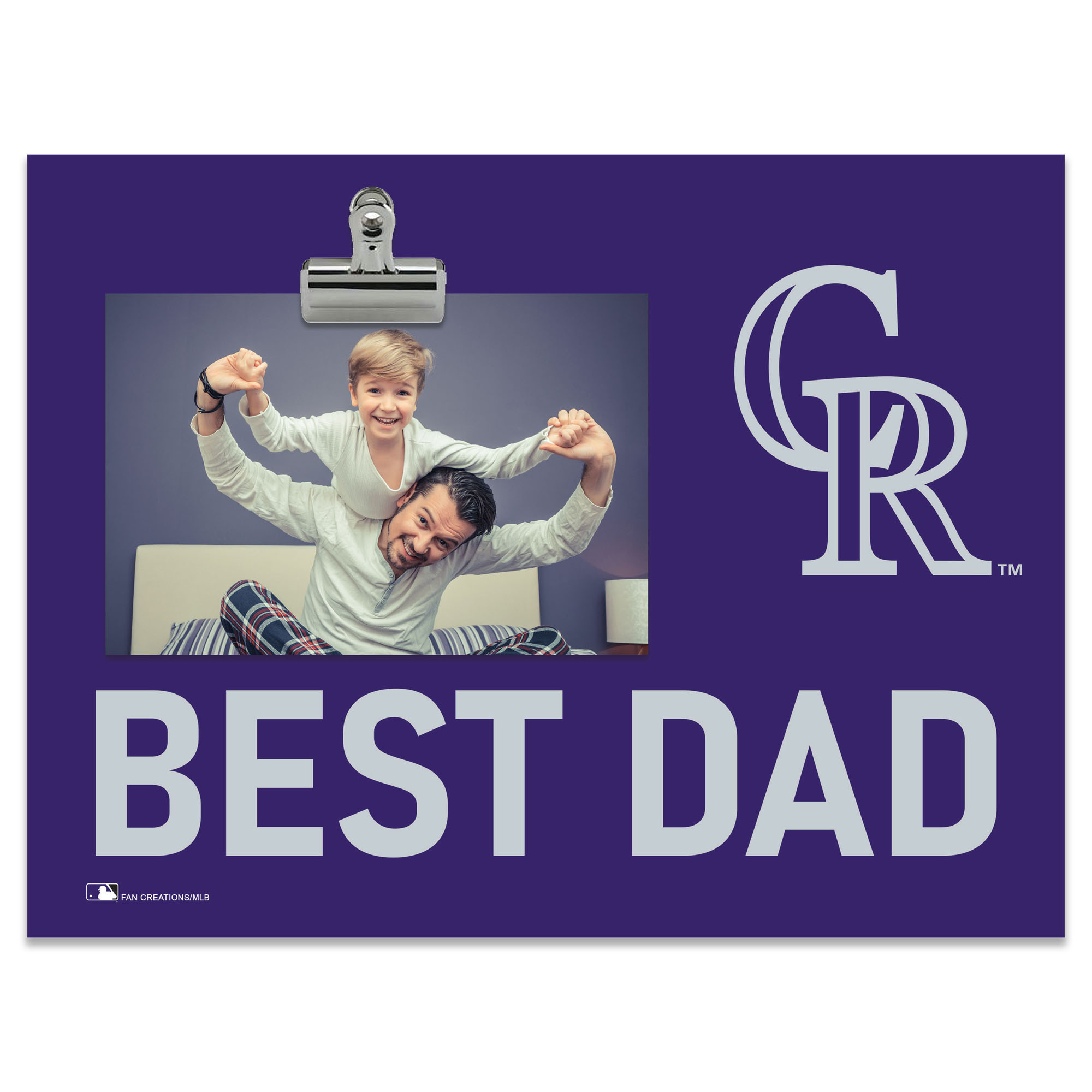 Colorado Rockies 8" x 10.5" Briteline Best Dad Clip Frame