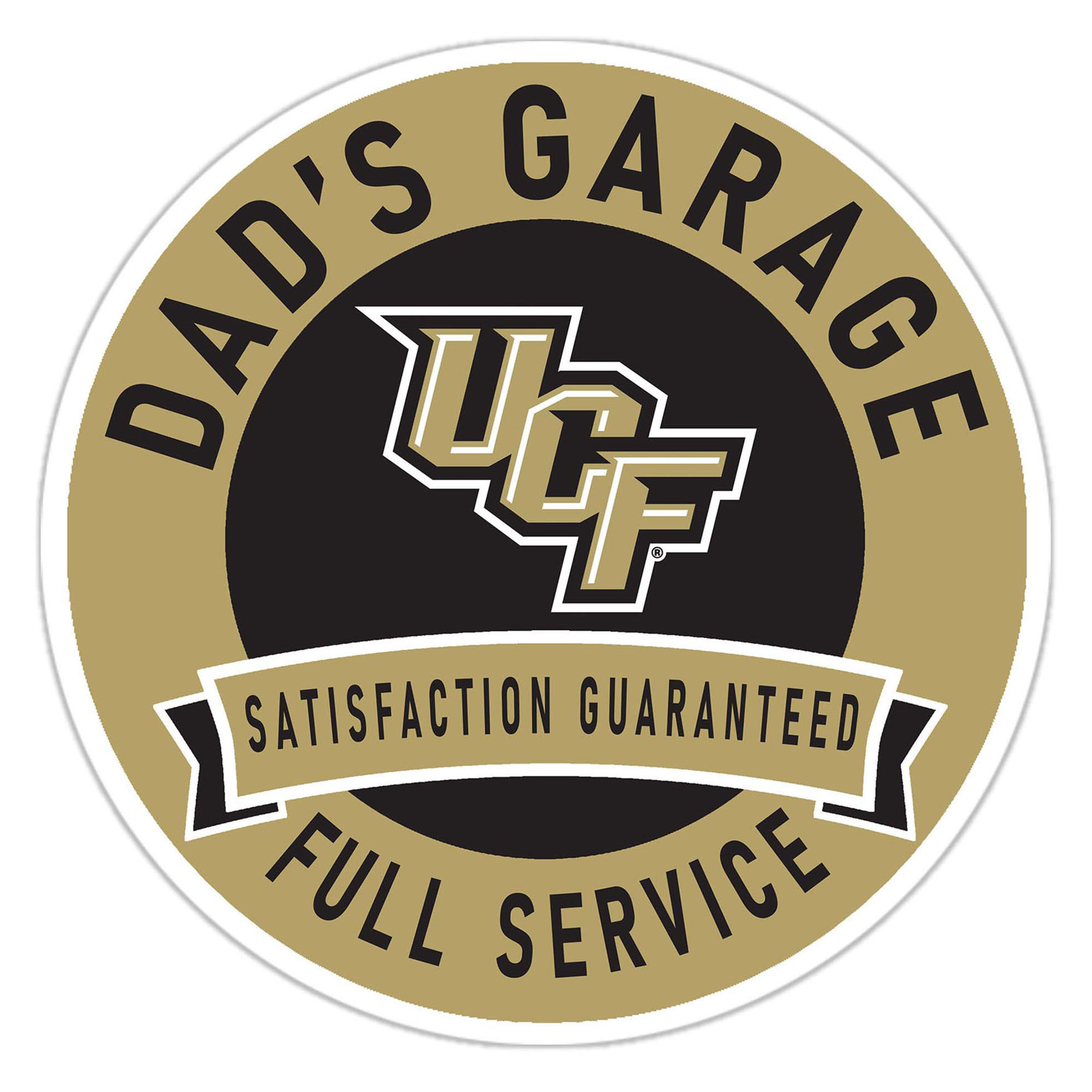 UCF Knights 16" Dad's Garage Wood Sign