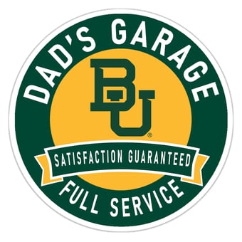 Baylor Bears 16" Dad's Garage Wood Sign