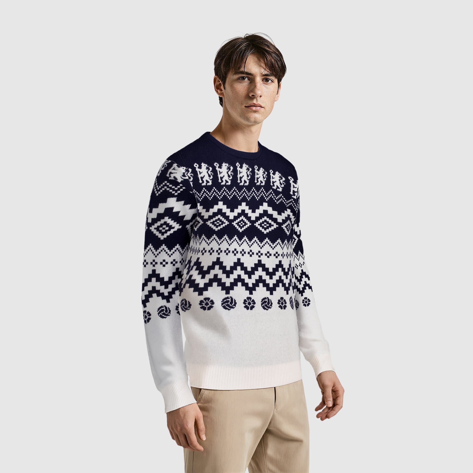 Pull de Noël Chelsea Premium - Bleu nuit - Unisexe
