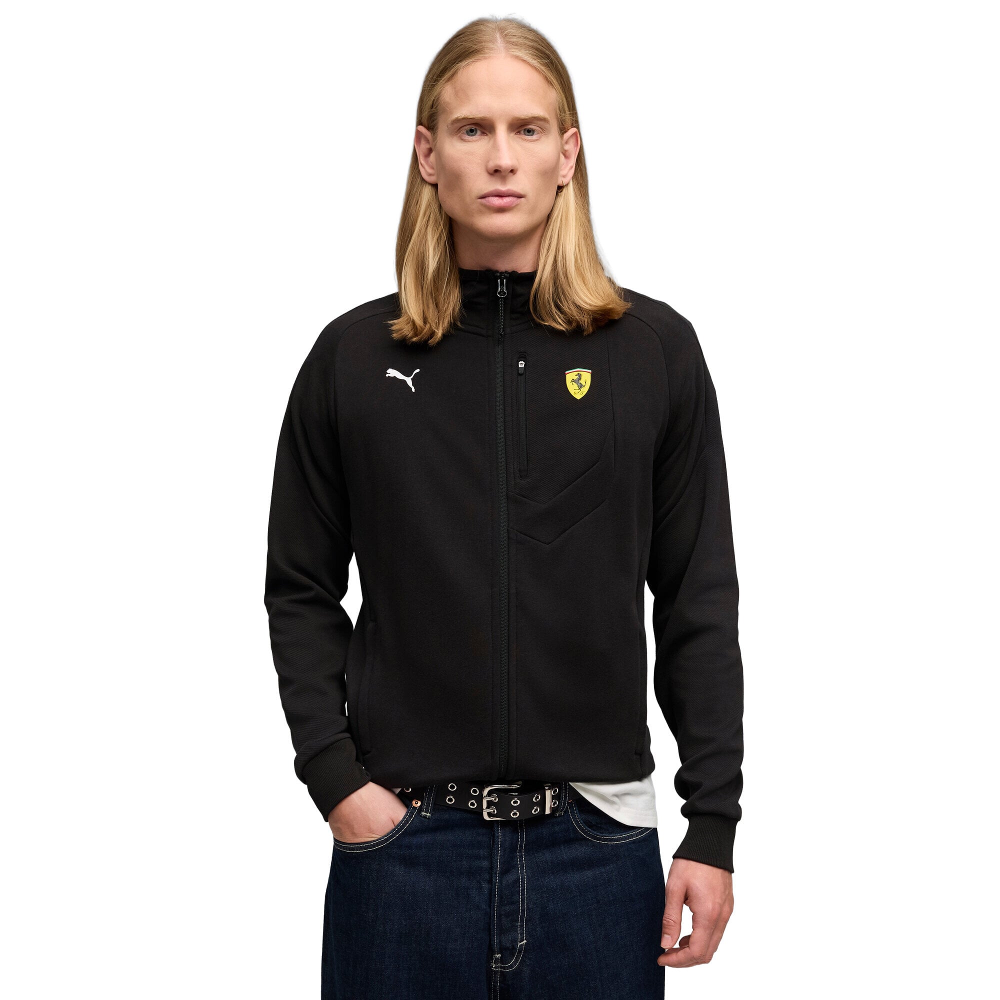 Ferrari HDD Sweatjacke von Puma – Schwarz