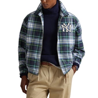 Polo Ralph Lauren  Navy Yankees Oxford Jacket