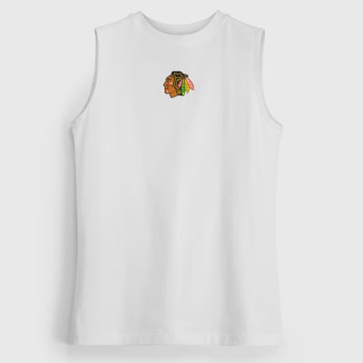 Women's lululemon White Chicago Blackhawks All Yours Organic Cotton Tank Top