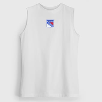 Women's lululemon White New York Rangers All Yours Organic Cotton Tank Top