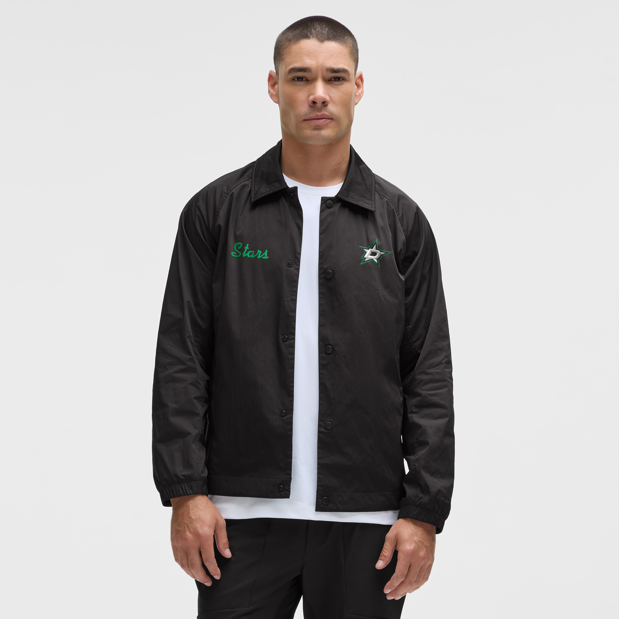Men’s lululemon Black Dallas Stars Coaches Full-Button Jacket