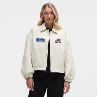 Women's lululemon Heathered Bone Colorado Avalanche Coach's Full-Button Jacket