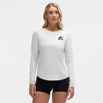 Women's lululemon Heathered Core Ultra Light Grey Colorado Avalanche Love Long Sleeve T-Shirt