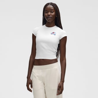 Women's lululemon White Colorado Avalanche Baby T-Shirt