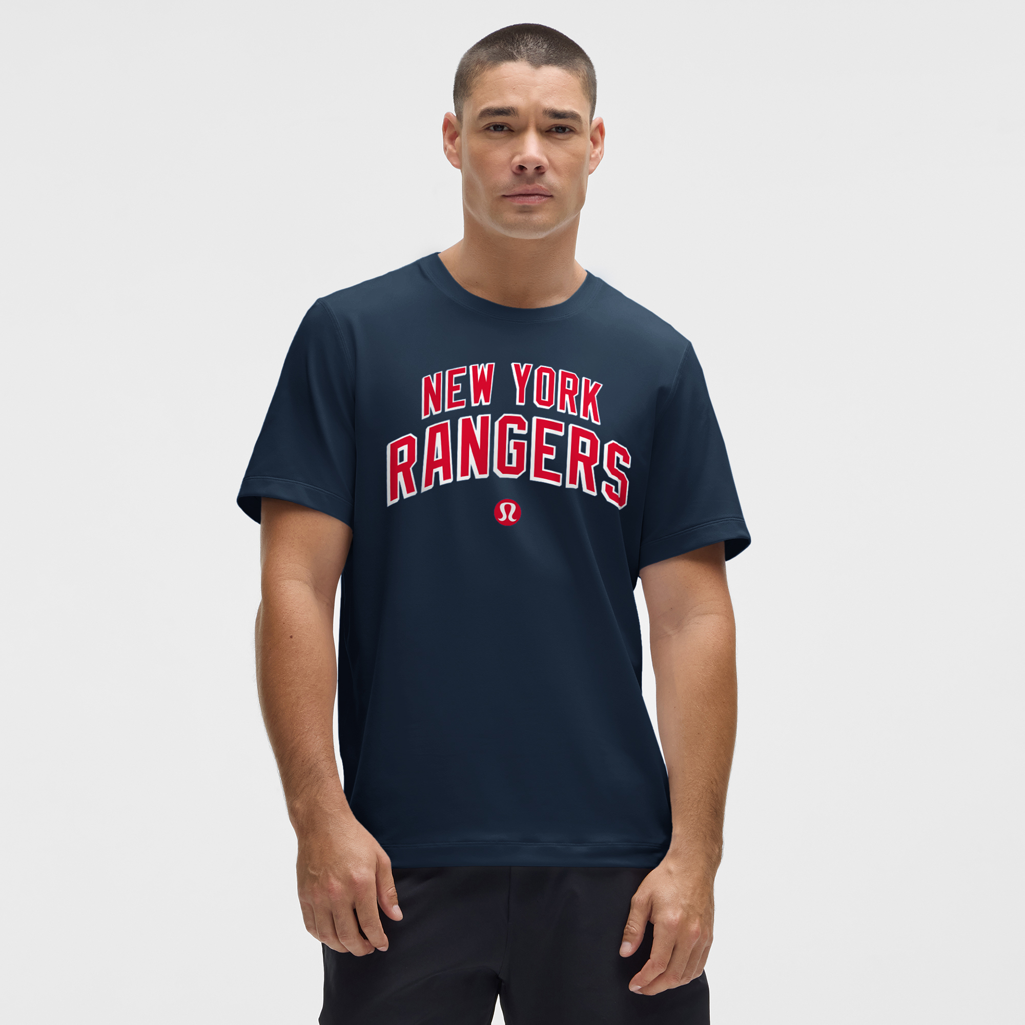 Men's lululemon Blue New York Rangers Organic Cotton Classic-Fit T-Shirt